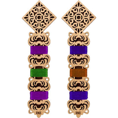 Ornate Wooden Thread Bobbins - Thread Organizers #10 From Hobby Jobby