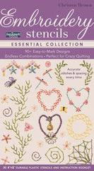 fast2mark™ Embroidery Stencils - Essential Collection: 90+ Easy-to-Mark Designs