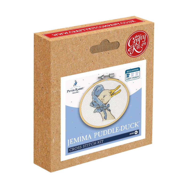 Beatrix Potter - Jemima Puddleduck Mini Cross Stitch Kit From Craft Kit Company