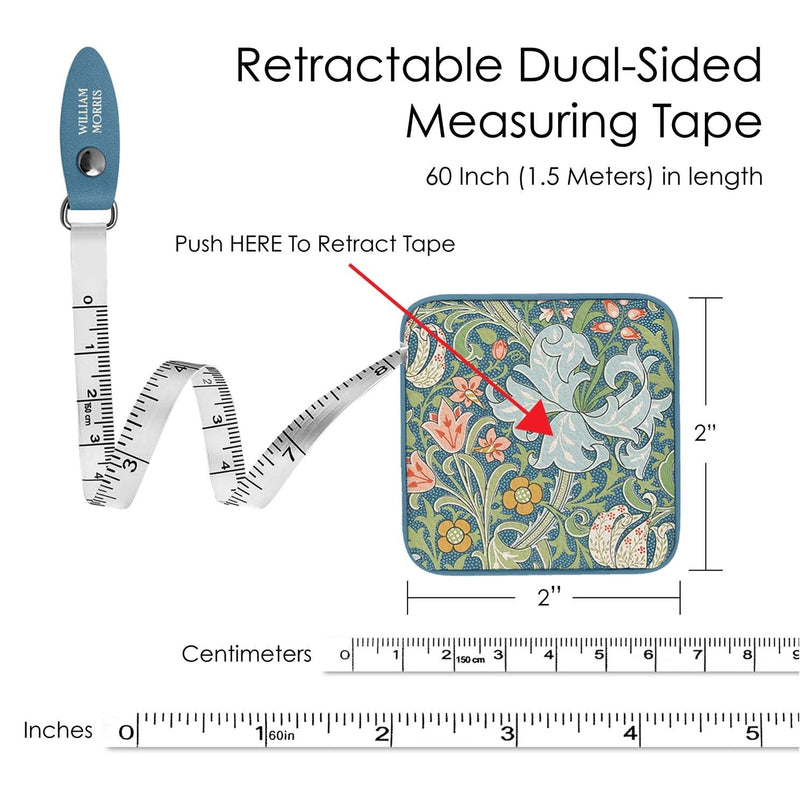 Tape Measure - William Morris Golden Lily