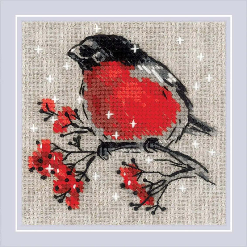 Winter Guest Bird by Riolis Counted Cross Stitch Kit