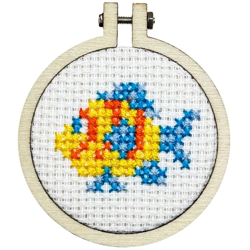 "Your a Catch" Mini Matchbox Cross Stitch Kit Counted Cross Stitch Kit From Craft Kit Company