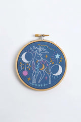 Celestial Deer Mini Embroidery Kit  Complete Craft Kit For Beginners From Hawthorn Handmade