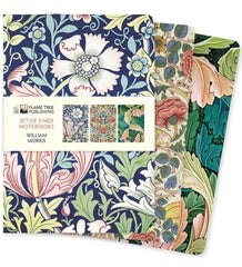 William Morris Set of 3 Midi Notebooks From Flame Tree Studios