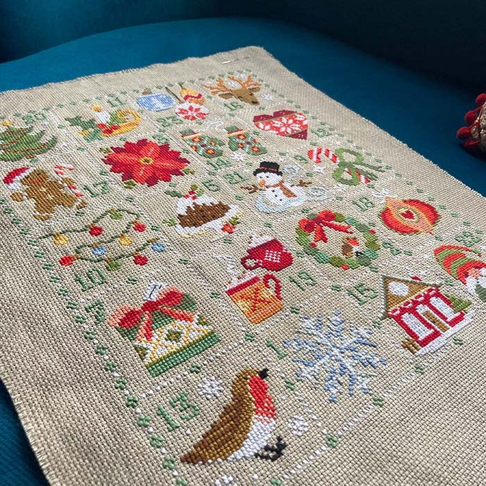 Feeling Festive Advent - Cross Stitch Kit By Love Poppet