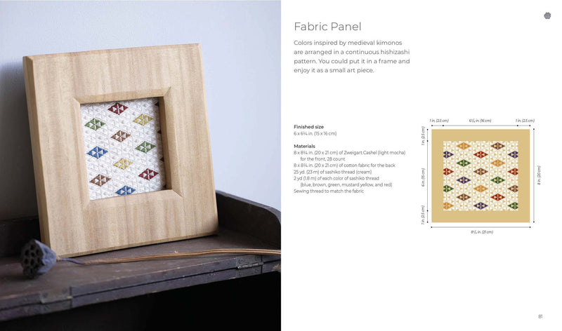 Counted Sashiko Embroidery: 31 Projects with 80 Kogin and 200 Hishizashi Patterns By Keiko Sakamoto