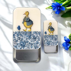 DUCK and FLOWER NEEDLE CASE NEEDLE ORGANIZER-Large