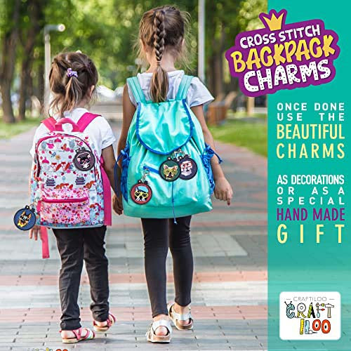 5 Stamped Cross Stitch Kits-Dogs From Craftiloo