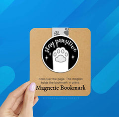 Stay Pawsitive Reversible Magnetic Bookmark By Coastal Creations