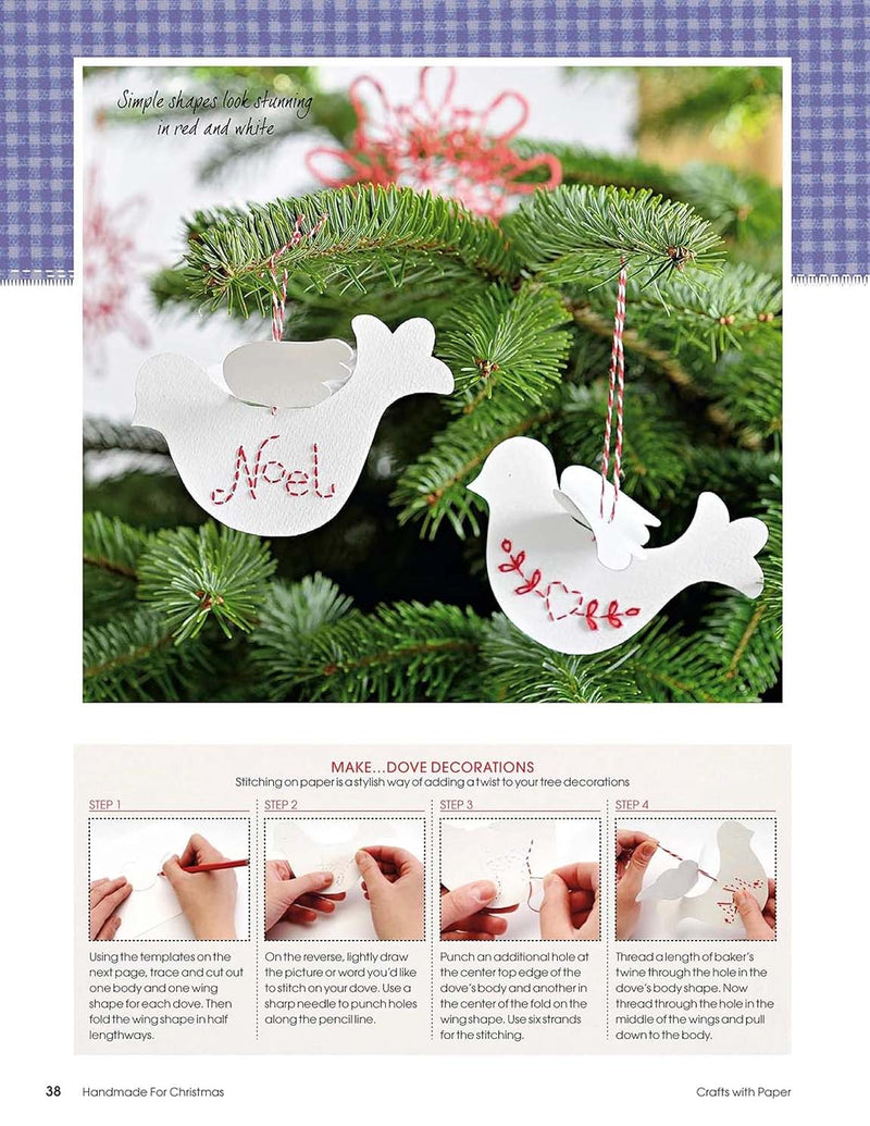 Handmade for Christmas: Easy Crafts and Creative Ideas for Sewing, Stitching, Papercraft, Knitting, and Crochet (Design Originals)