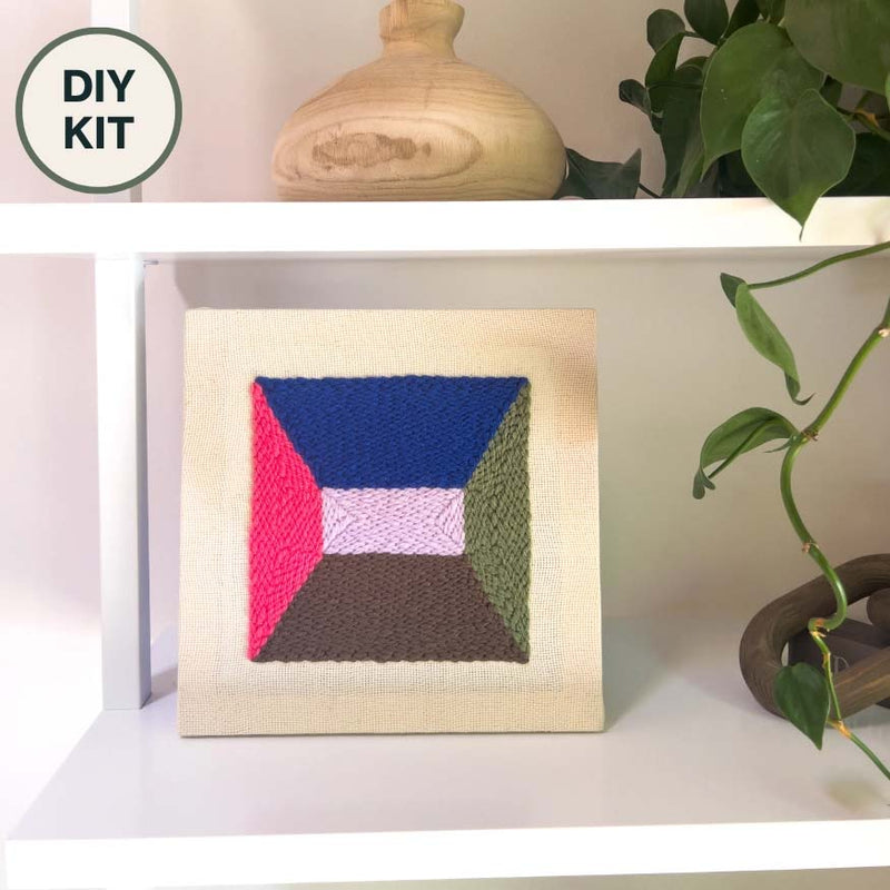 Portal - Beginner Punch Needle Kit 10" by 10" - Wall Art From Both Hands Crafts