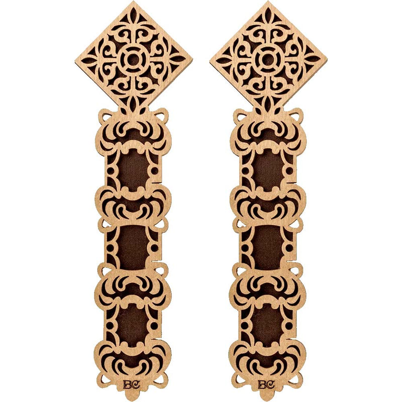 Ornate Wooden Thread Bobbins - Thread Organizers #10 From Hobby Jobby
