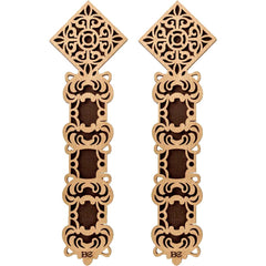 Ornate Wooden Thread Bobbins - Thread Organizers #10 From Hobby Jobby