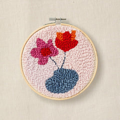 Gentle Flowers Punch Needle Kit By DMC