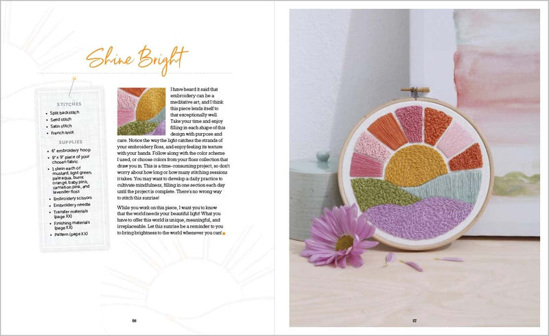 Sunny Stitches: Sweet & Simple Embroidery Projects for Absolute Beginners by  Celeste Johnston