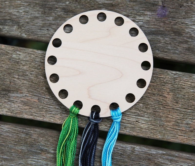 Seahorse Thread Storage Holder - Walnut Wood Embroidery Floss Storage Holder From Sunrise Grove