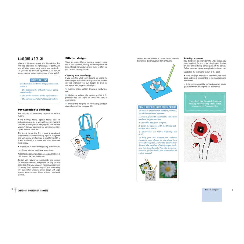 Embroidery Handbook For Beginners An Illustrated Guide to Tools, Techniques, and Stitches By Catherine Guidicelli