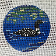 Maine Squeeze Duck Needlepoint Canvas By Alice & Blue