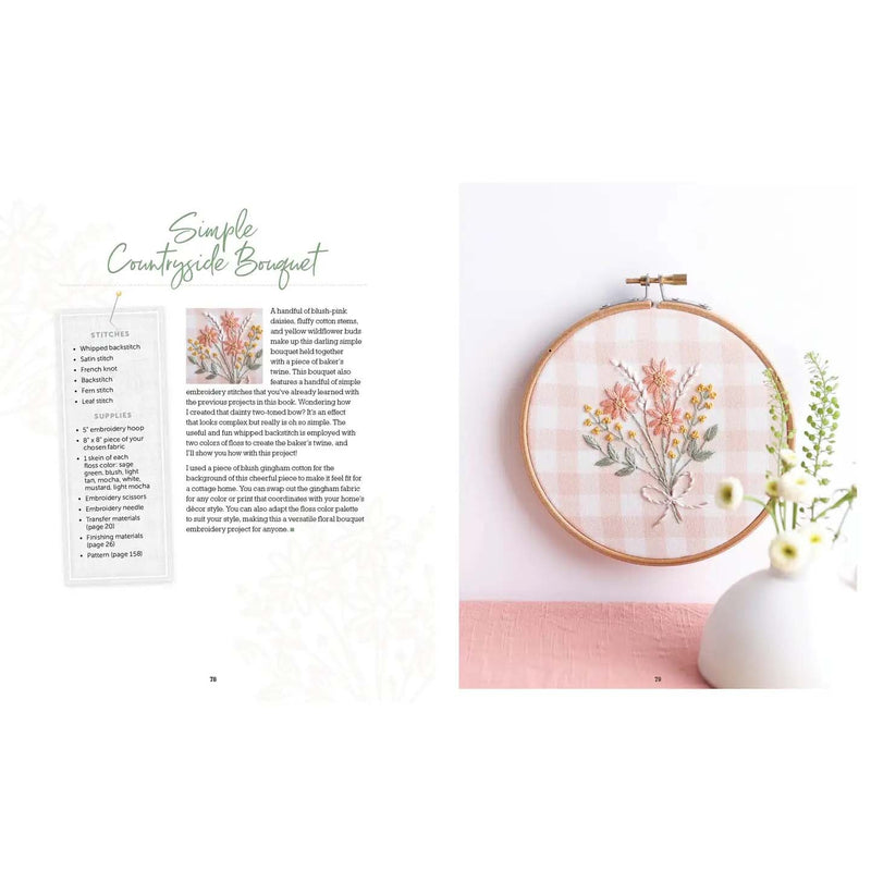 Cozy Stitches: 12 Calm & Creative Embroidery Projects for Absolute Beginners & Beyond by Celeste Johnston