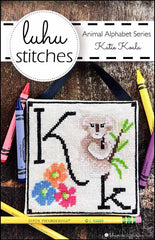 Animal Alphabet Series Katie Koala Animal by Lulu Stitches Counted Cross Stitch Pattern
