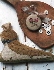 Animal Cracker Series~ Peroy By Stacy Nash Primitives Counted Cross Stitch Pattern