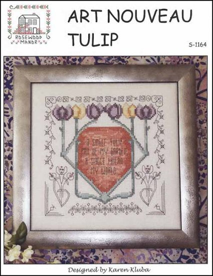 Art Nouveau Tulip by Rosewood Manor Counted Cross Stitch Pattern