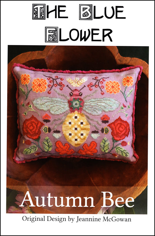 Autumn Bee by The Blue Flower Counted Cross Stitch Pattern