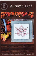 Autumn Leaf By Textilly Crafts Counted Cross Stitch Pattern