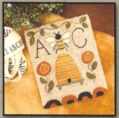 Bee Garden by Little House Needleworks Punch Needle Pattern
