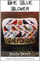 Birdy Bowl from The Blue Flower Counted Cross Stitch Pattern