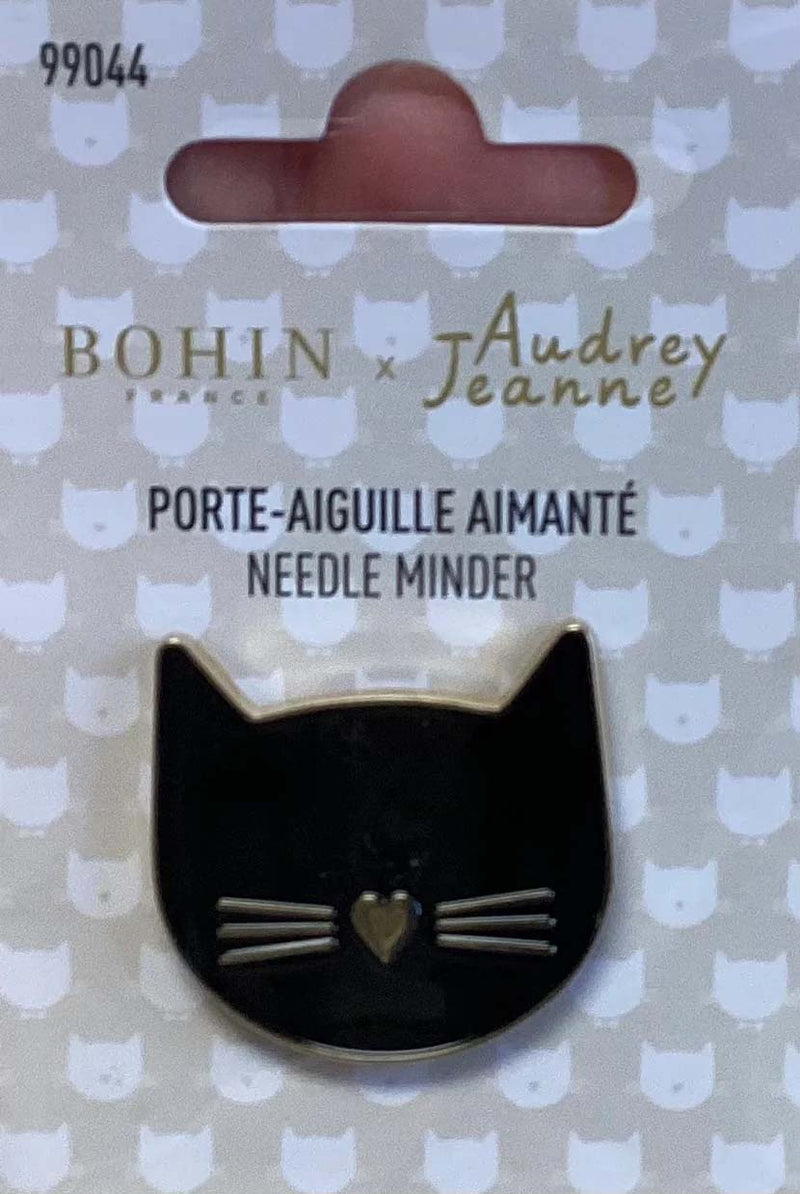 Black Cat Needle Minder Magnetic Needle Minder by Bohin