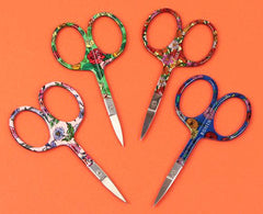 Bohin Fancy Embroidery Scissors - Blossom Collection -Red
