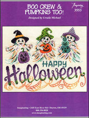 Boo Crew & Pumpkins Too! by Imaginating Counted Cross Stitch Pattern
