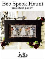 Boo Spook Haunt by Hello by Liz Mathews Counted Cross Stitch Pattern