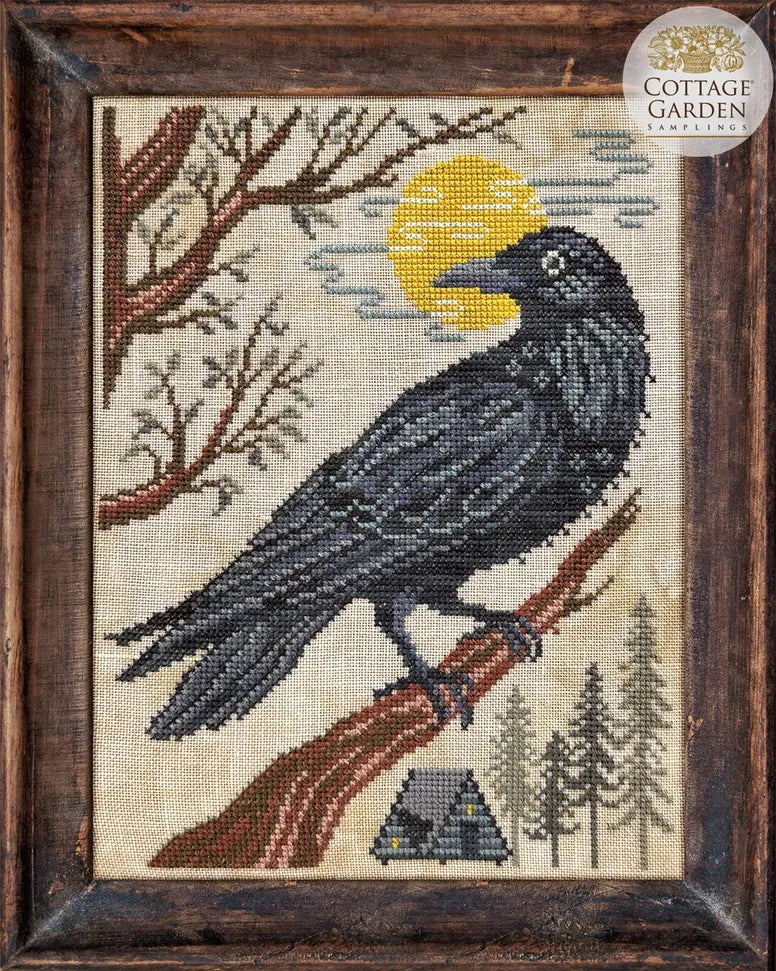 A Year in the Woods II - Part 4 - TheCrow by Cottage Garden Samplings Counted Cross Stitch Pattern