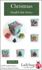 Christmas - Small Cube Series by Ladybug Stitches Counted Cross Stitch Pattern