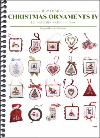 Christmas Ornaments-4 by JBW Designs Counted Cross Stitch Pattern