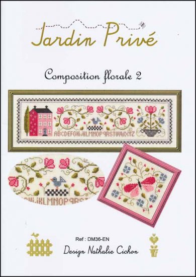 Composition Florale 2 By Jardin Prive Counted Cross Stitch Pattern