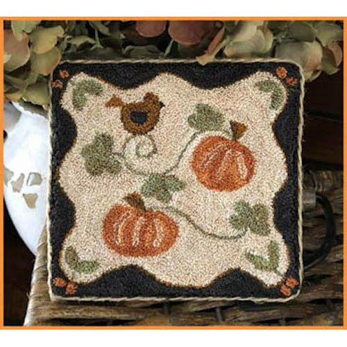 Country Pumpkins by Little House Needleworks Punch Needle Pattern