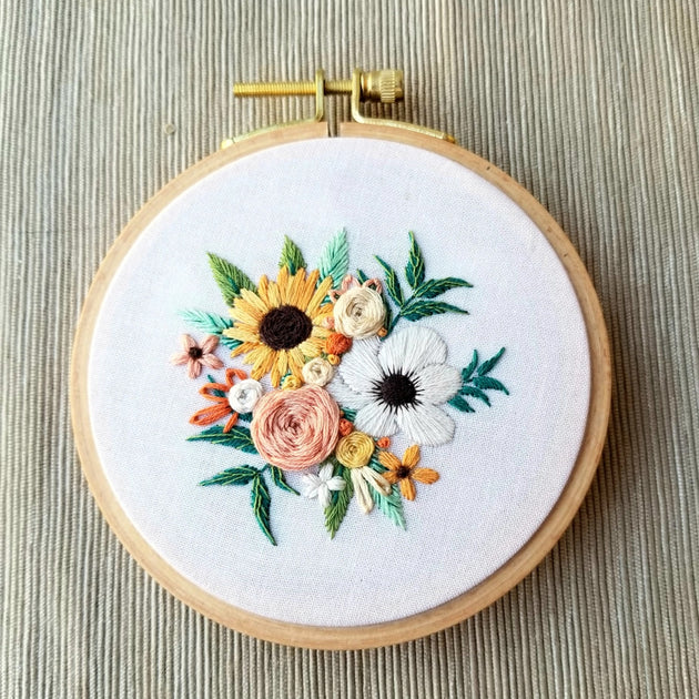 Cozy Harvest Beginner Embroidery Kit By Jessica Long Embroidery - The ...