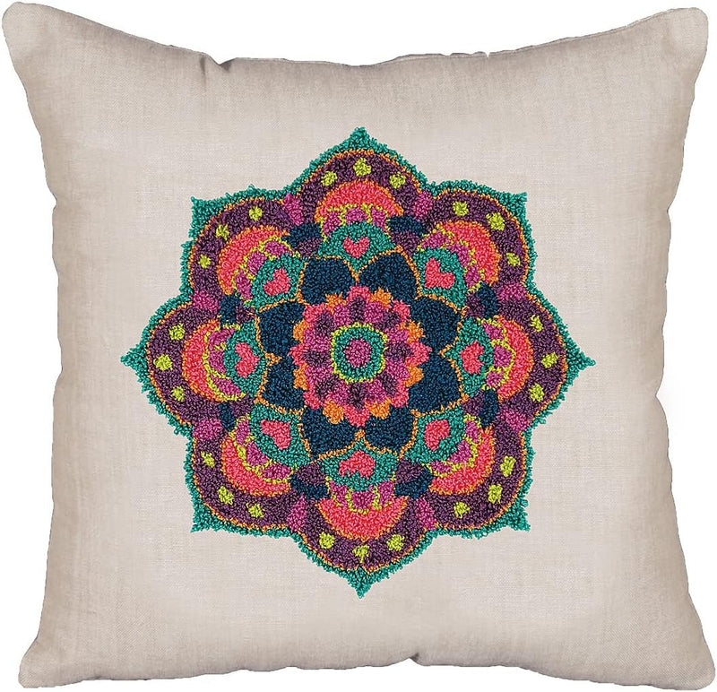 Mandala Punch Needle Pillow Kit By Design Works