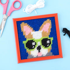 DOG Colorbok Needlepoint Kit - Kids Art and Craft Activity