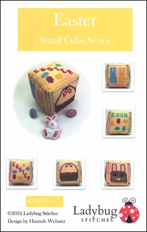 Easter- Small Cube Series - by Ladybug Stitches Counted Cross Stitch Pattern