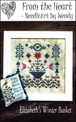 Elizabeth's Winter Basket by From The Heart NeedleArt by Wendy Counted Cross Stitch Pattern