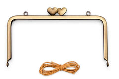 Extra Clasp Heart Clasp Purse 3 ¼