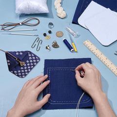 Blossoms Sashiko Coin Purse Sashiko Kit for Beginners Japanese Sashiko Embroidery DIY Kit with Instructions
