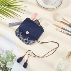 Snow Sashiko Coin Purse Sashiko Kit for Beginners Japanese Sashiko Embroidery DIY Kit with Instructions