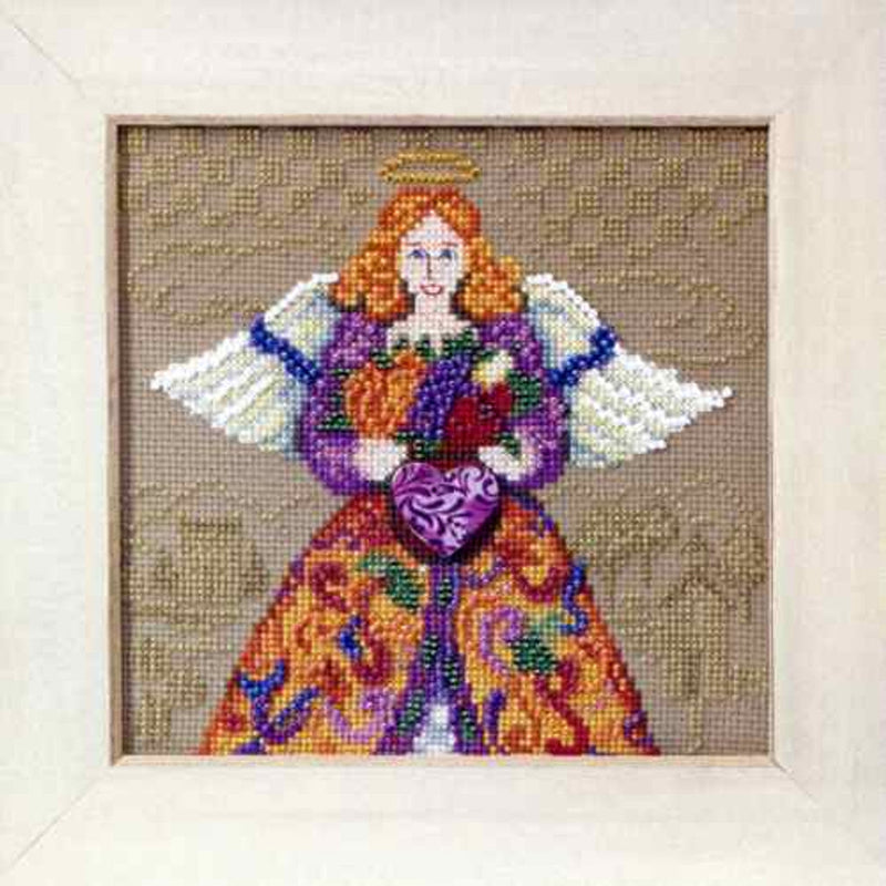 Fall Angel Beaded Cross Stitch Kit by Jim Shore for Mill Hill Counted Cross Stitch Kit