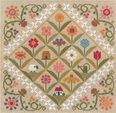 Floralies By Jardin Prive Counted Cross Stitch Pattern