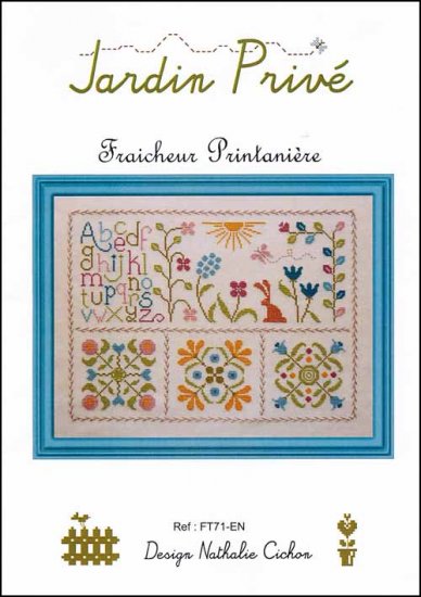 Fraicheur Printaniere By Jardin Prive Counted Cross Stitch Pattern